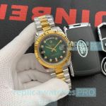 Buy Online Copy Rolex Day-Date D-Green Dial 2-Tone Gold Men's Watch